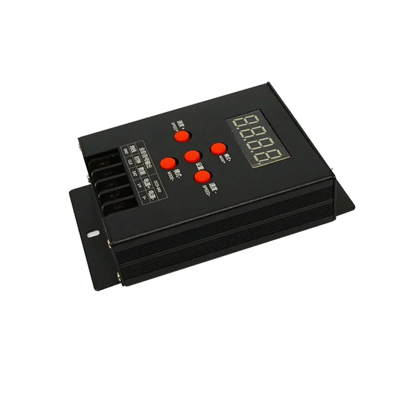 T-500 RGB LED Strip Controller for WS2811 WS2812B 1903 6803, DC5-24V Smart Pixel Controller, APP Remote Dimmer