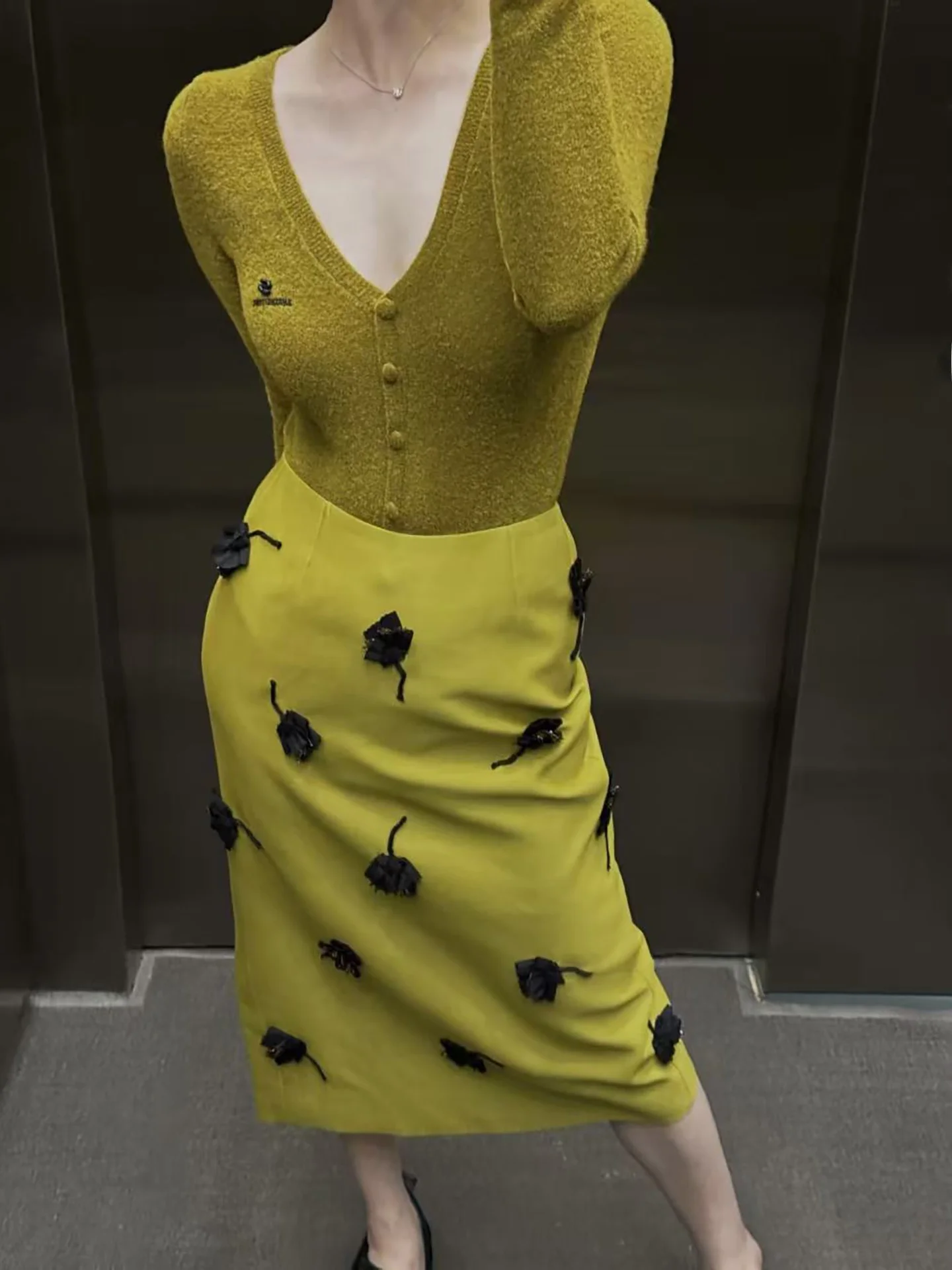 TE uuV-Ne-Top de punto inteligente, mono de punto largo elástico adelgazante, informal, cómodo y transpirable