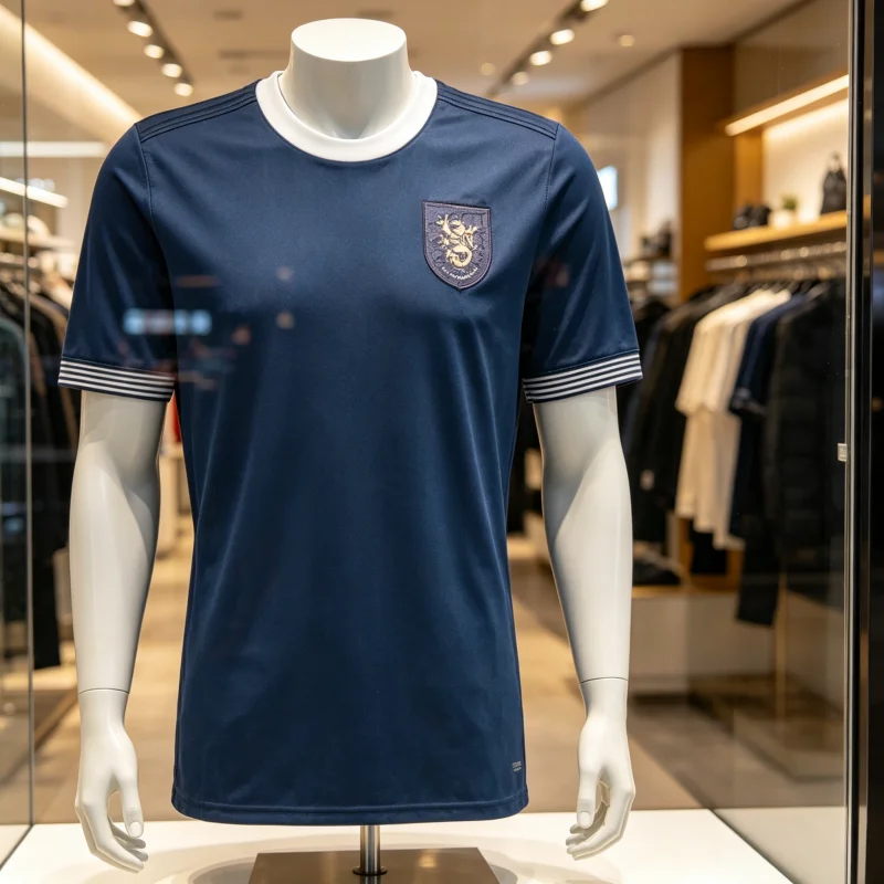 

2026 New Scottish Fan Customized Quick Drying Football Sports T-shirt Comfortable Simple Quick-dry Family Parent Child Clothing