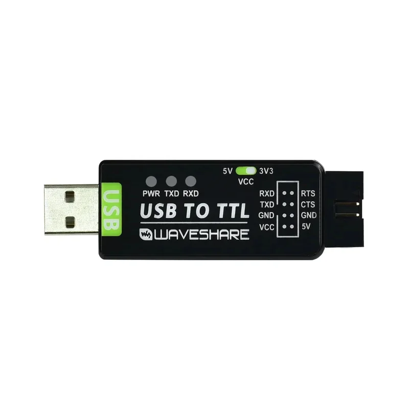 【Waveshare genuine】- Industrial USB TO TTL Converter UART Module, Original FT232RL, Multi Protection & Systems Support