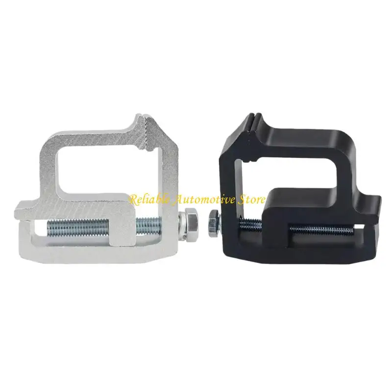M68B 2pcs Truck Caps Toppers Campers Shell Mounting Clip Heavy Duty Quick Installation Truck Accessory Aluminum Mounting Clamps