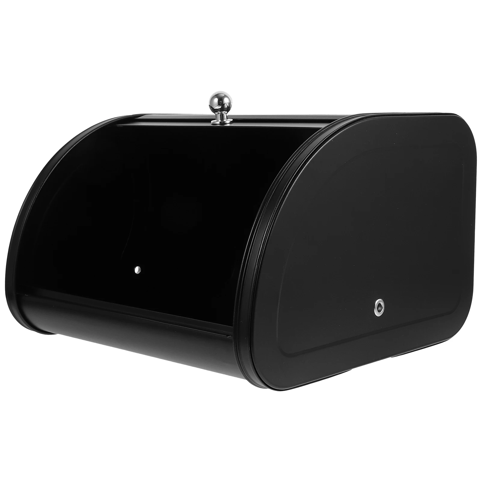 

1pc Bread Box Carbon Steel Kitchen Countertop Storage Container For Snacks Fruits Baking Tools Household Bakery Use Metal