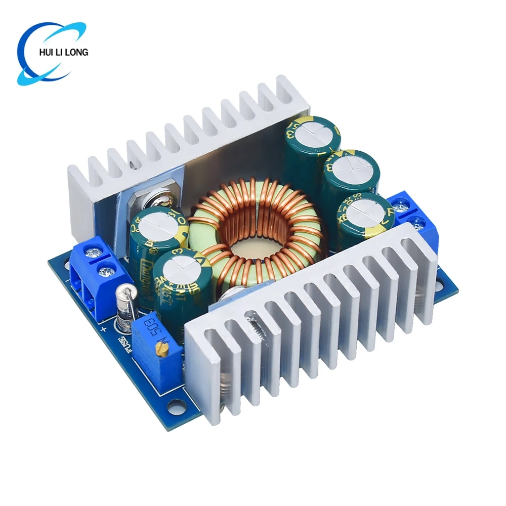 100W 5-40V 12A DC-DC Modul Step-Down Dapat Disesuaikan Riak Rendah Daya Tinggi Modul Daya Mobil Efisien 95% 12/24V Hingga 3.3V/5/12V