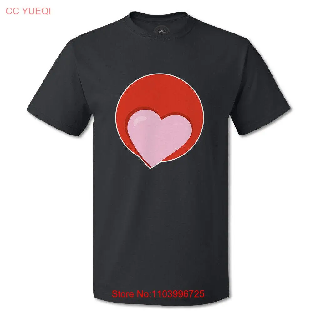 Funny Graphic T Shirts Halloween Heart Red Light Pink Valentins Day Cotton Shape