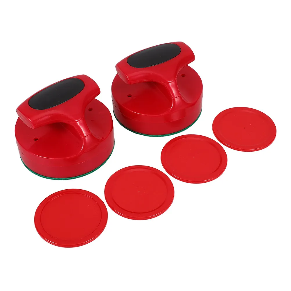 

1Set Professional Air Hockey Pusher and Puck Replacement Set 82Mm Felt-Tipped Mallets Smooth Glide Pucks for Uninterrupted Fun