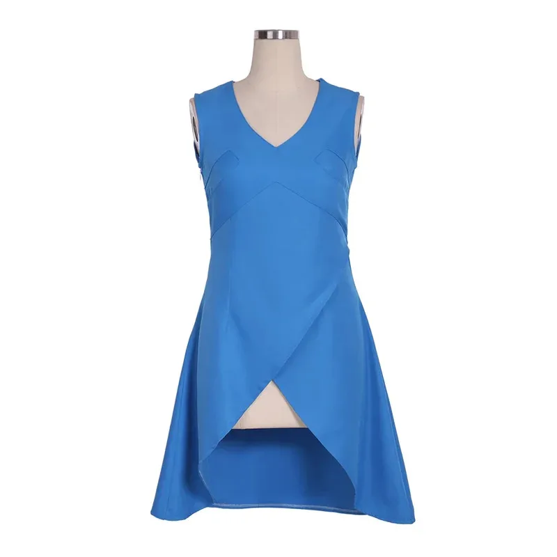 Série de TV Daenerys Cosplay Targaryen Traje Vestido Azul com Capa para Mulheres Festa de Halloween Terno de Performance de Palco