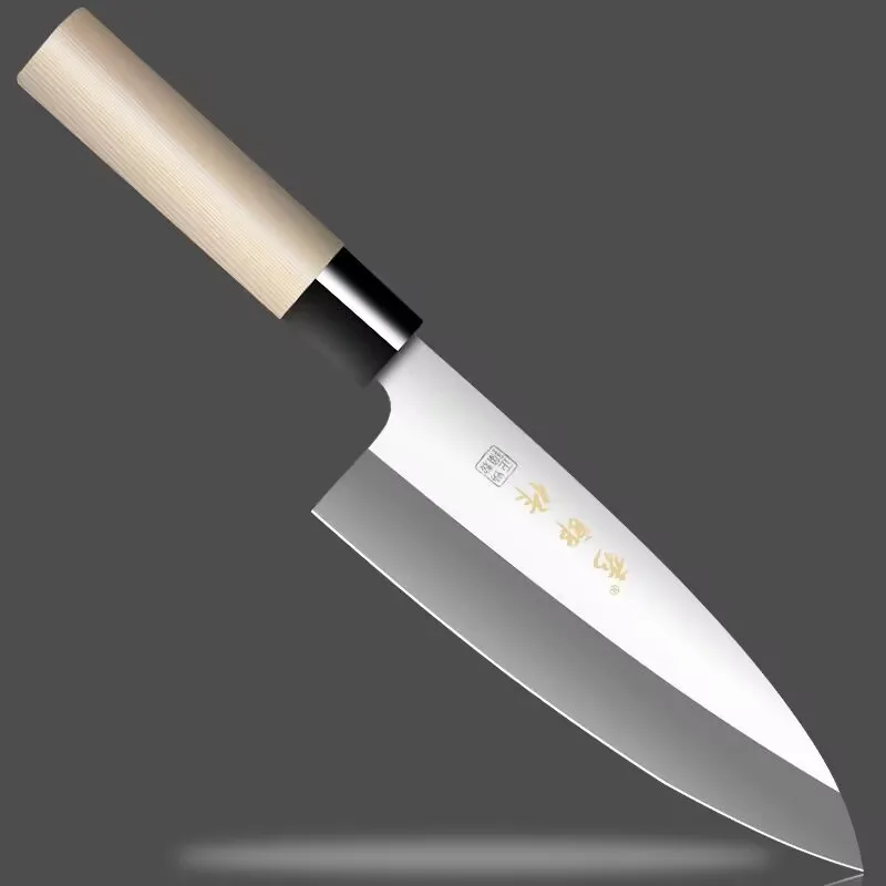 

Japanese Salmon Sashimi Knife Professional Meat Cutting Fish Raw Knife Sushi Cooking Knife Fish Filleting Kitchen Slicing knife