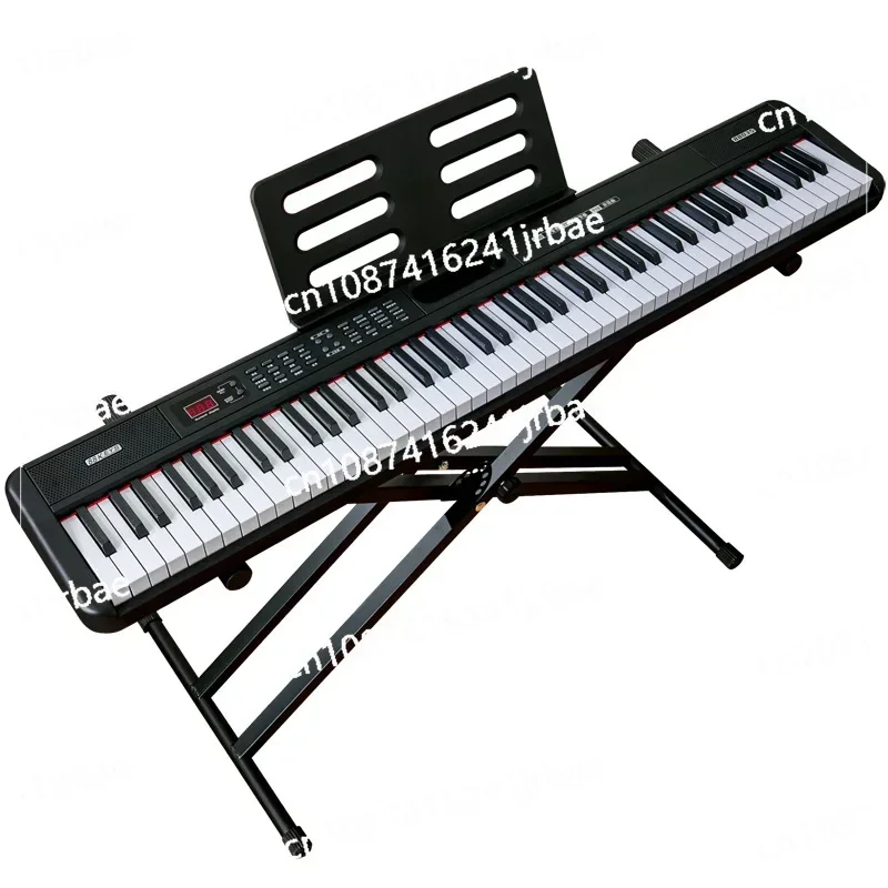 88 Keys Portable Digital Piano Multifunctional Electronic Keyboard Piano Student Gift 88037 Musical Instrument Beginner