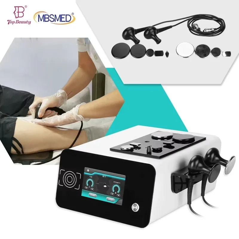 Energy Transfer Deep Tissue Therapy CET Electrode Cabinet Style Tecar Physiotherapy Equipment