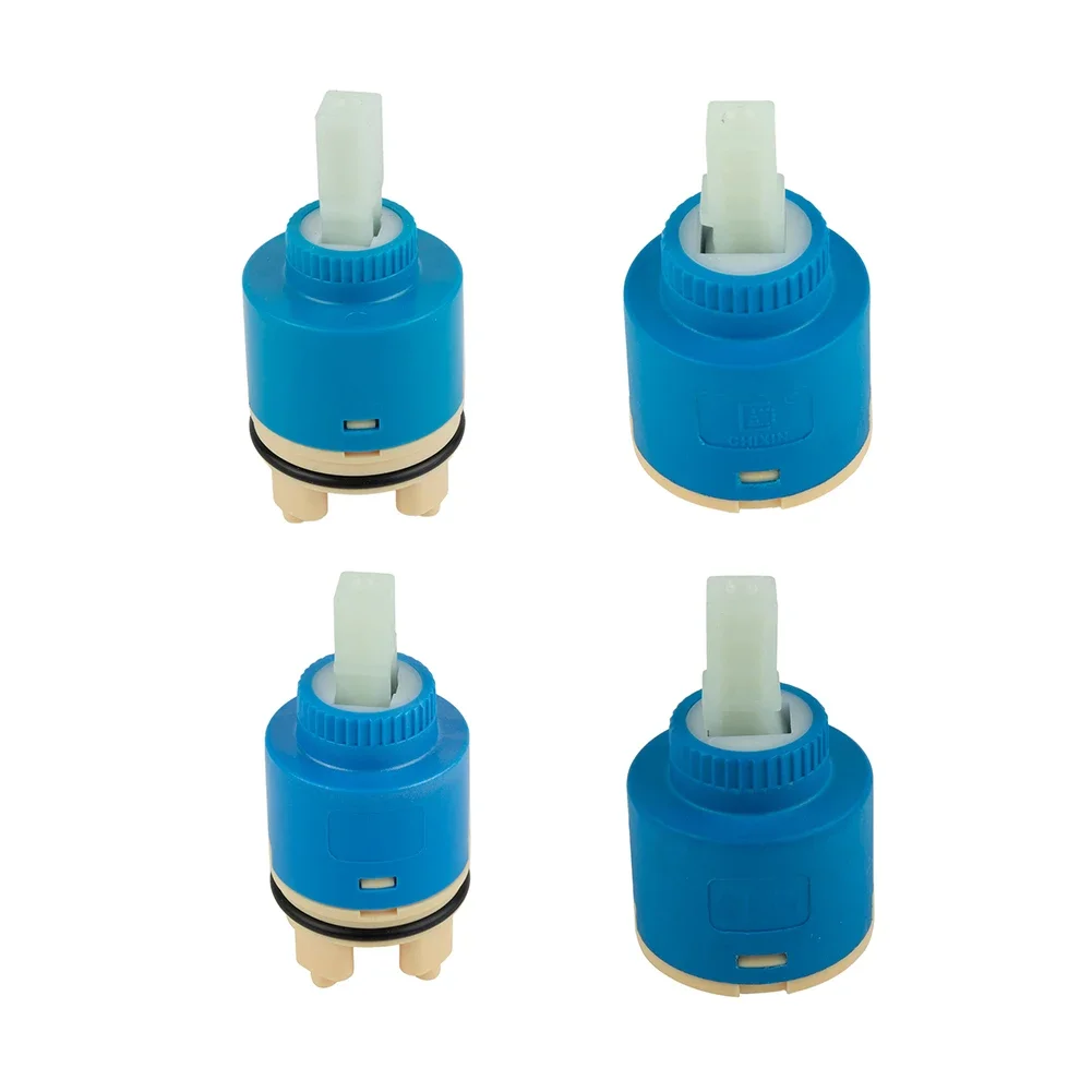 Carrete mezclador de grifo de palanca, reparación de lavabo, Cartucho de disco de cerámica, cocina, ducha, baño, 40mm, diámetro de 3,9 cm x 6,9 cm