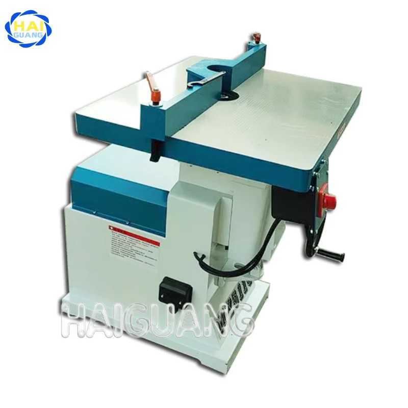 Industrial Multipurpose Vertical Single-spindle Woodworking Milling Machine Acrylic Shaper Moulder Router Table Carpentry Tools