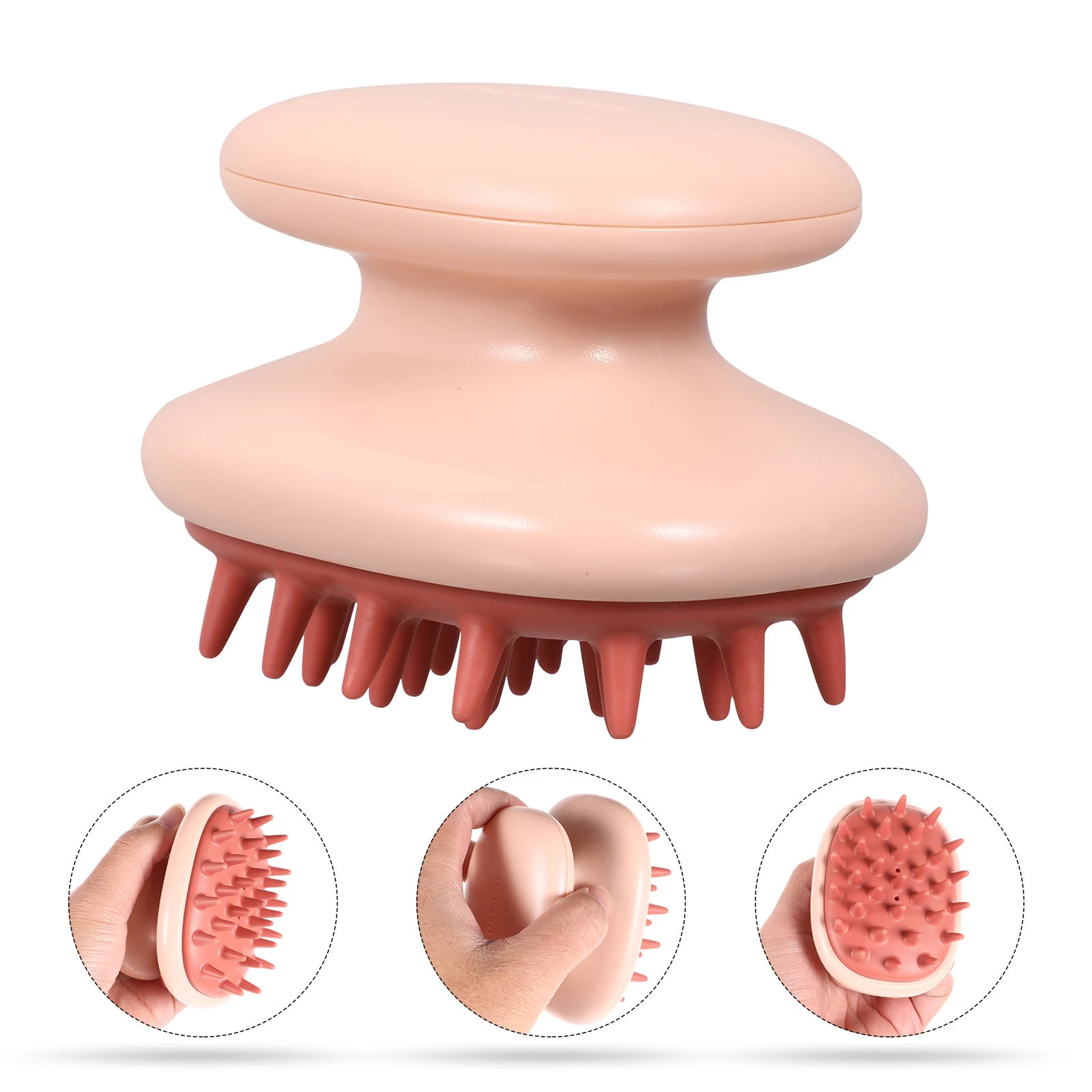 

Scalp Massager Brush For Hair Shampoo Dry Wet Use Deep Cleansing Pore Cleaning Tool Relaxing Scalp Care Accessory