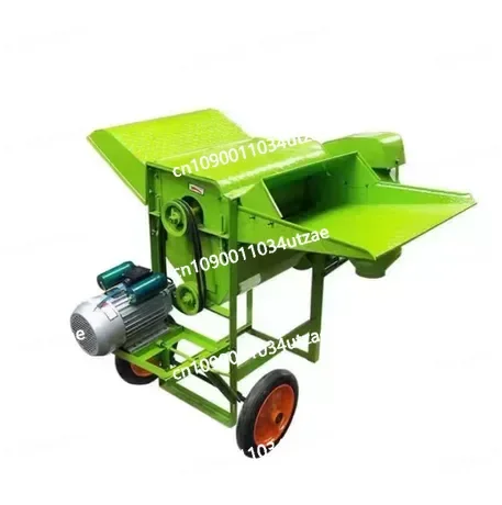 100-200KG/H Wheat Thresher Agricultural Soybean Sorghum Sesame Rice Threshing Machine Full Feeding Wheat Threshing Machine