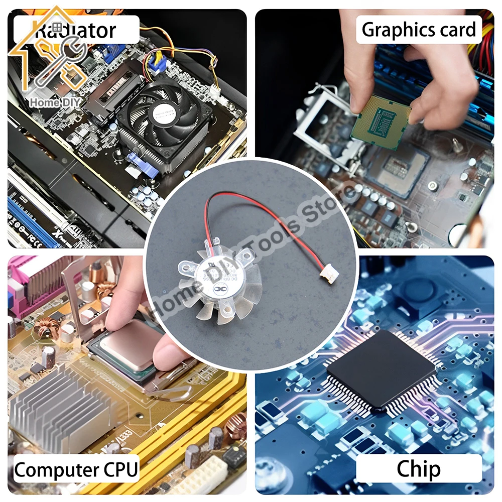 Ordenador PC Ventilador de Refrigeración DC12V 36MM Diámetro PC VGA Tarjeta Gráfica de Vídeo Del Disipador de calor Del Refrigerador Ventilador de