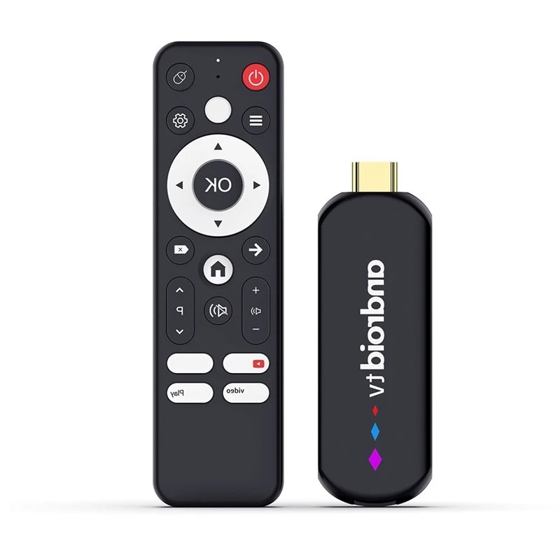 Android14 TV Box Quad Core Android14.0 4K Video Wifi BT Voice Assistant Remote Control Media Player