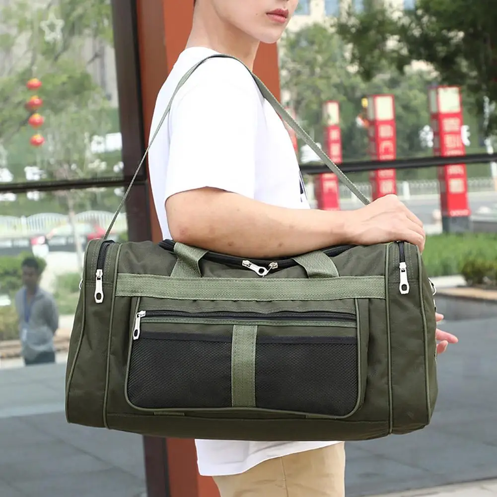 Large Capacity Handheld Travel Duffel Bag Portable Lightweight Weekend Overnight Bag Multifunctional Moving Storage Luggage Bag - view 3