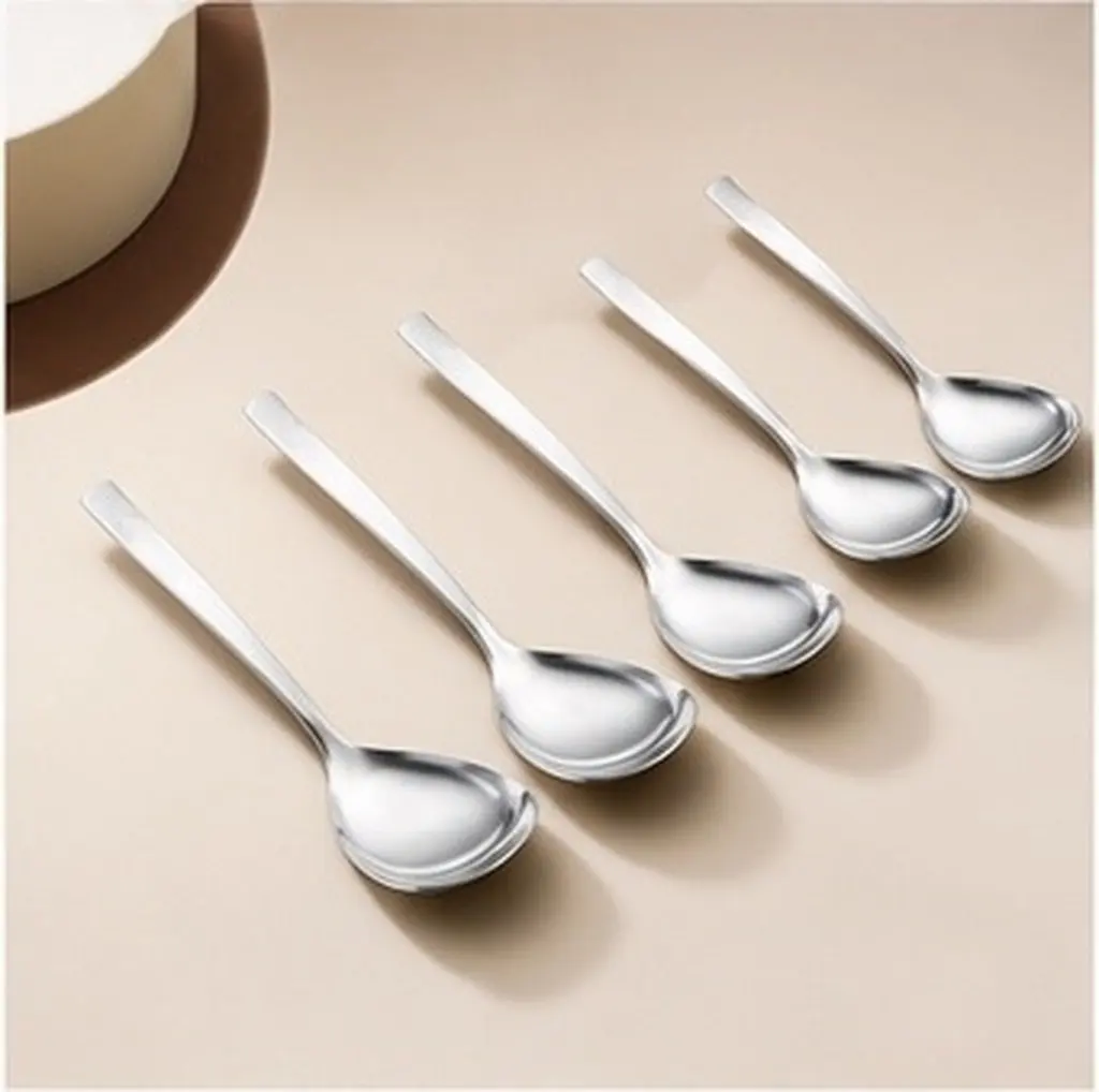 10Pcs Stainless Steel Serving Spoon Multifunctional Buffet Ladle Kitchen Scoop Metal Utensil Restaurant Catering Supplies