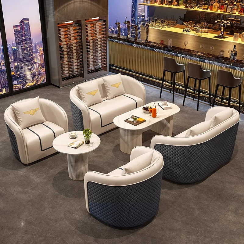X*-Modular European Sofa Bed Set with 4-Seater Table Ergonomic Commercial Furniture for Real Estate Conference Rooms