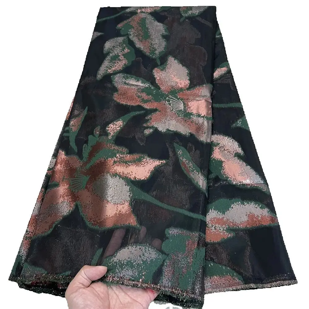 

African Lace Fabric,Embroidery,2025,Evening Dresses,Tulle,Fabrics By The Meter,Materials For Clothes,High Quality,Organza,5Yards