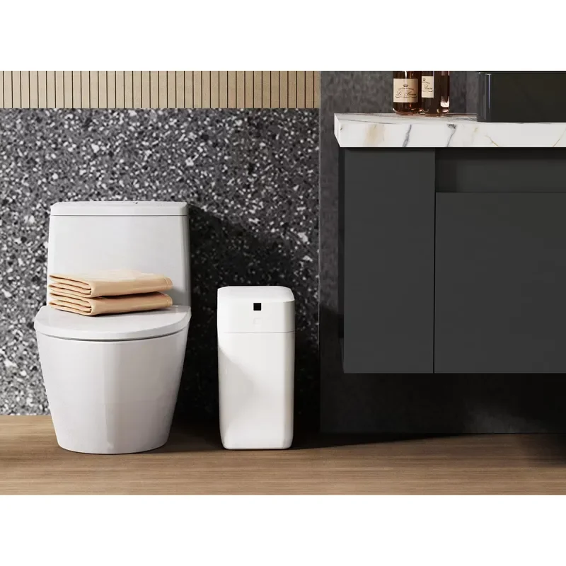 11L kitchen office hotel intelligent induction ABS automatic opening motion induction trash can automatic sealing trash can