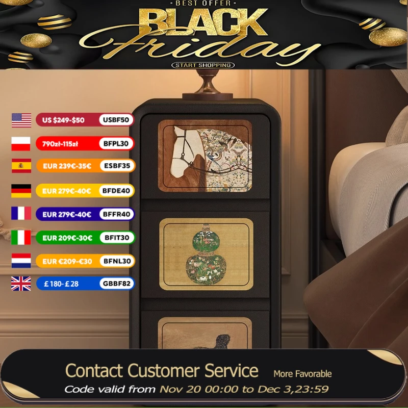 

Organizer Nordic Nightstands Narrow Retro Elegant Antique Adult Bedside Table Smart Mid Century Table De Chevet Furniture Home