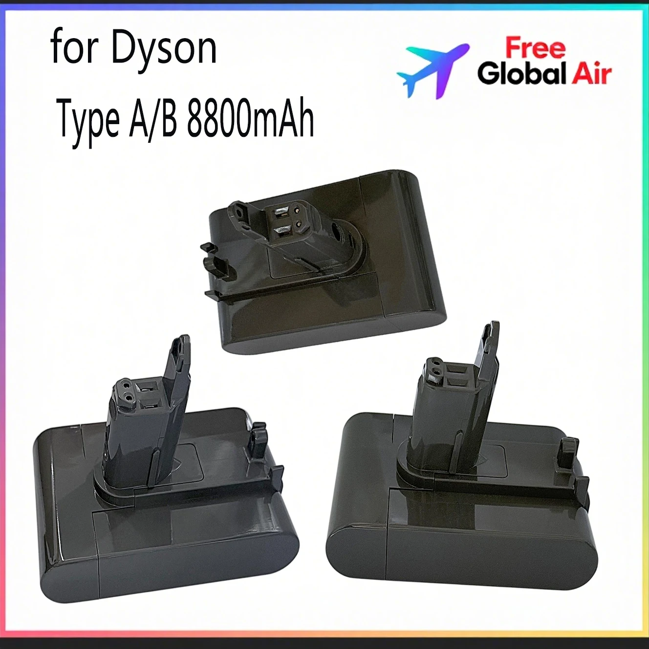 

for Dyson 22.2V 8800mAh Fit TypeA B Li-ion Vacuum Battery for Dyson DC35 DC45 DC31 DC34 DC44 DC31 Animal DC35 Animal
