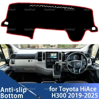 Para Toyota HiAce H300 2019-2025 cubierta de tablero de salpicadero de coche alfombrilla parasol almohadilla antideslizante accesorios interiores