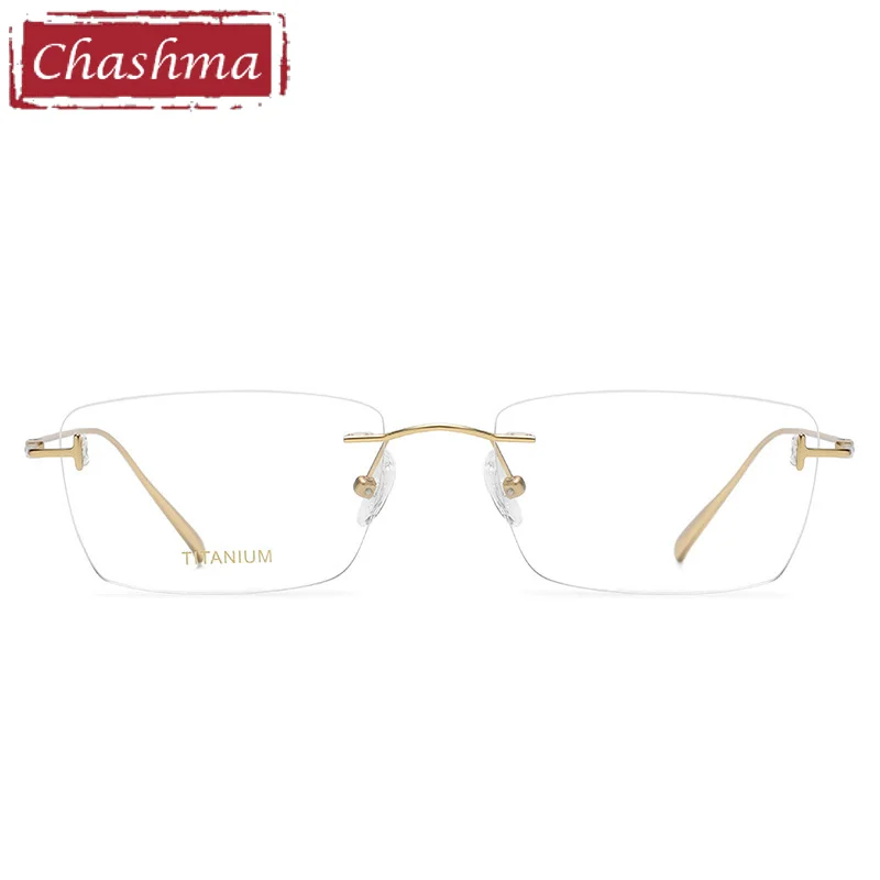 Chashma-gafas graduadas de titanio puro, lentes ópticas de alta calidad, montura para hombre y mujer, 7 g