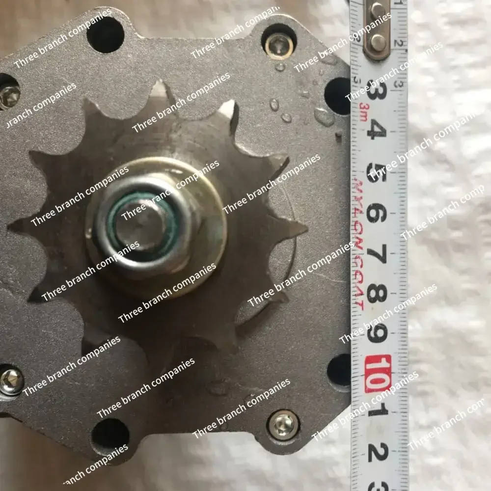 12V 48V 600W DC Motor With Sprocket, Electric Fertilizer Spreader Seeder Motor For Lawn Mower Rotary Tiller