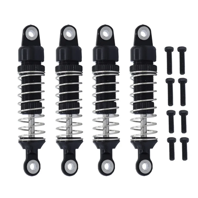 

-A94Z 4PCS Metal Oil Shock Absorber Damper For Traxxas TRX4M TRX-4M Bronco Defender 1/18 RC Crawler Car Upgrade Parts
