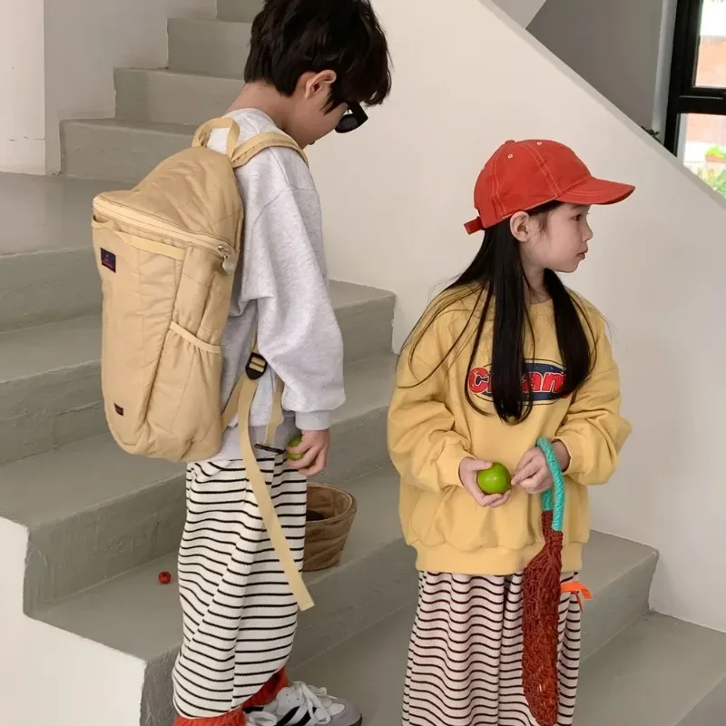 Children's Sweater Letter Printed Baby Boy's Sweatershirt 2-10Year Girl's Casual  Pullover Tops Korean Kids Sweatershirt