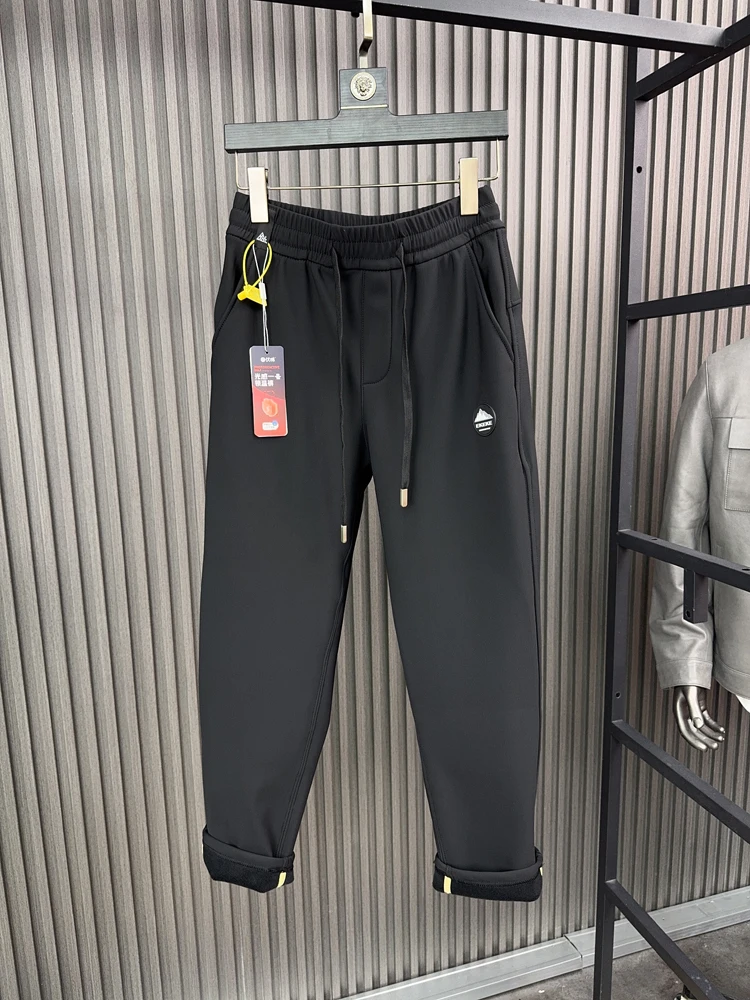 

Svip aphene Fce Lined Thiened широкие прямые повседневные брюки мужские осенне-зимние удобные теплые брюки