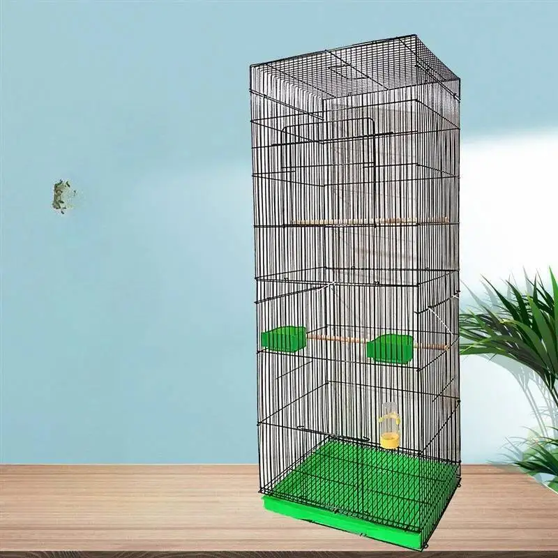 

Nest Luxury Villa Bird Cage Quail House Ferret Breeding Budgie Bird Cage Rabbit Portable Jaula Decorativa Pet Products RR50BC