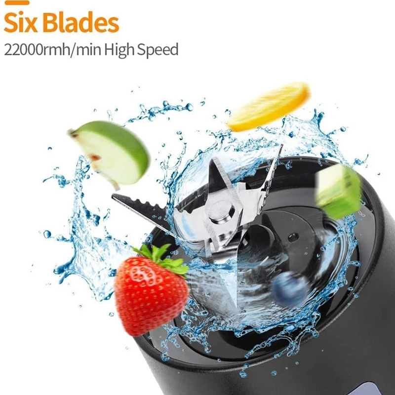 Portable Blender,Smoothie Blender,Mini Blender For Shakes And Smoothies,USB Rechargeable Home Travel Fruit Juicer Cup