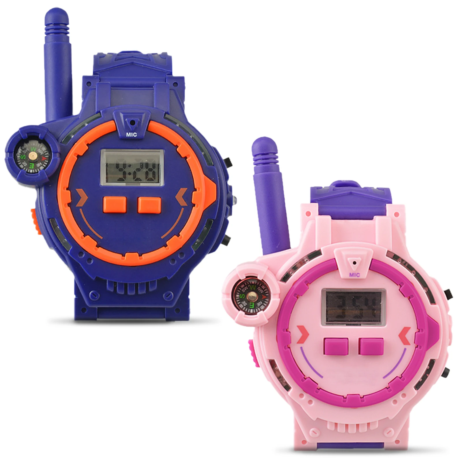 2 pacotes de walkie talkies para crianças, walky talky bidirecional, brinquedos de acampamento ao ar livre, presentes de aniversário para meninas e meninos de 4 a 12 anos