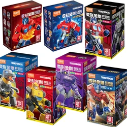 Blokees Transformation Building Blocks Optimus Prime Megatron Bumblebee Anime Figure Action Assembly Model Random One Boys Gift