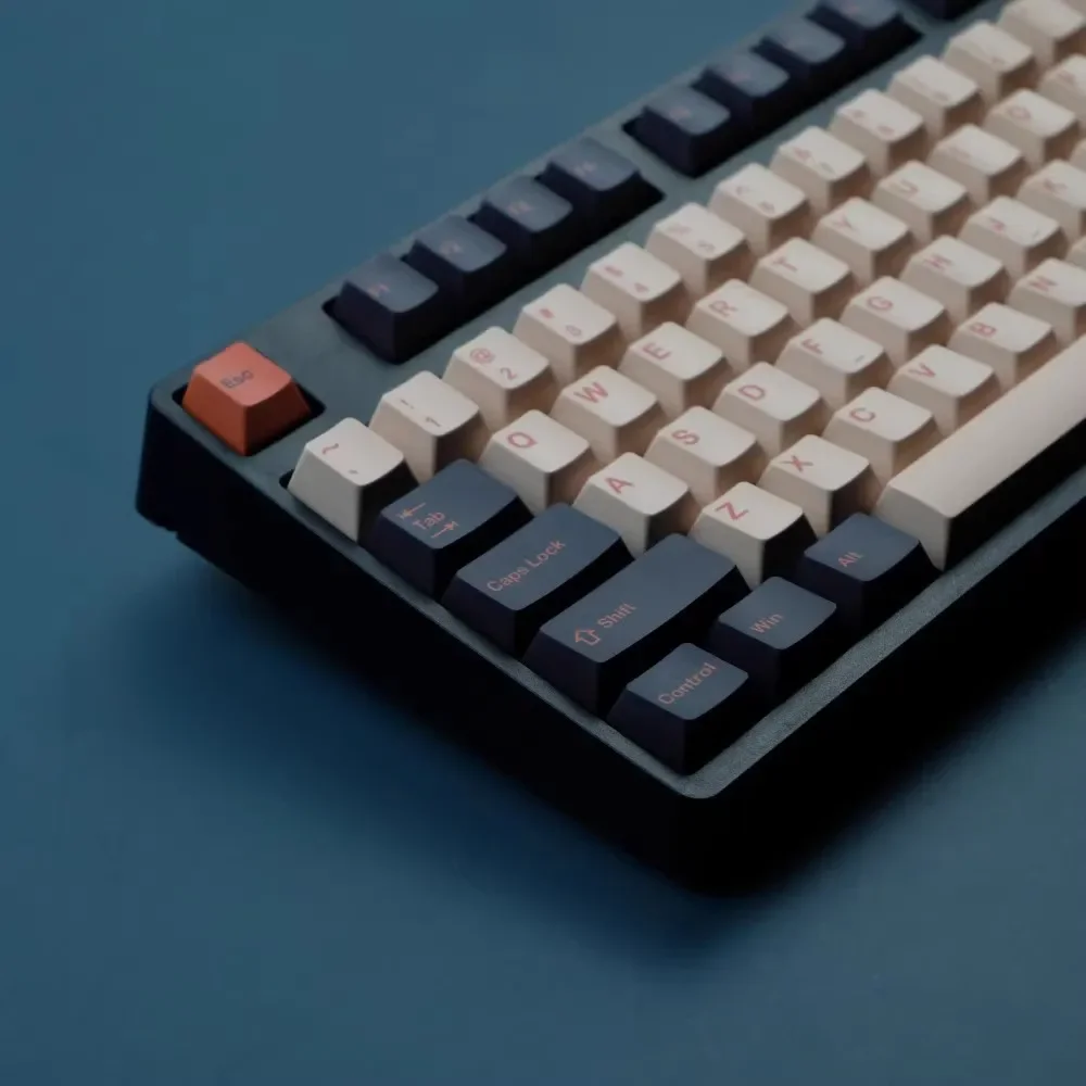 143 Keys/set GMK Thai Tea Keycaps PBT Dye Sublimation Key Caps Cherry Profile Keycap For 61 64 68 75 84 87 96 98 104 Layout