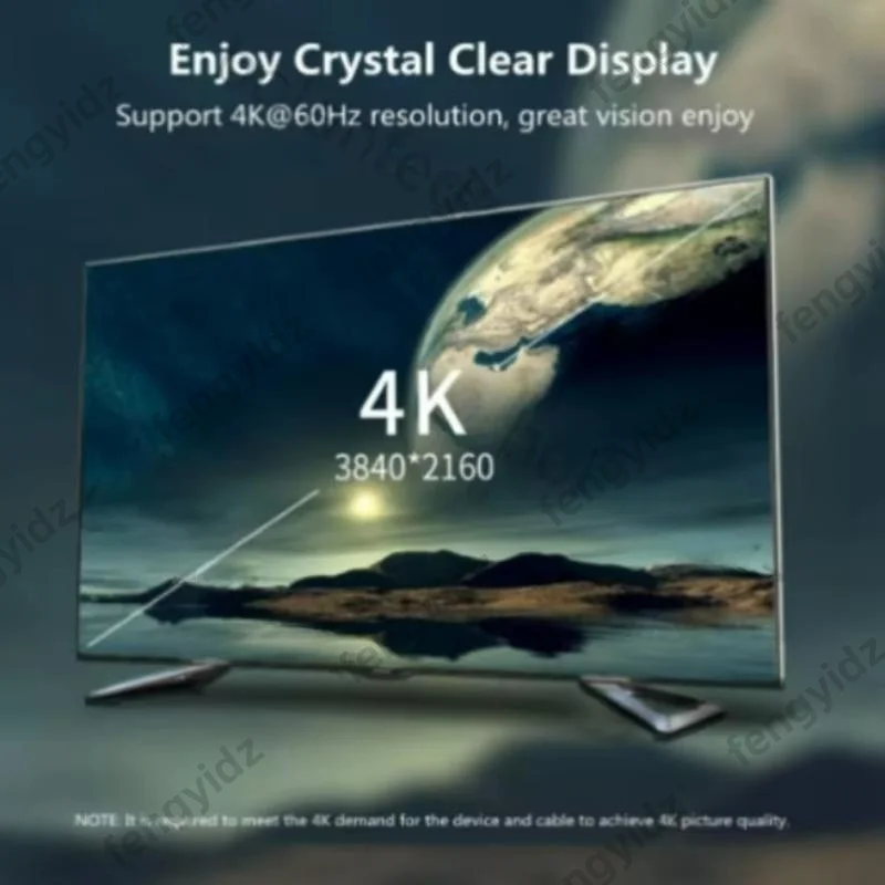 Micro HDMI-compatible Male to Female Adapter Type D to A HD Connector 4K@60Hz Converter Adapter for Monitor Notebook Projector