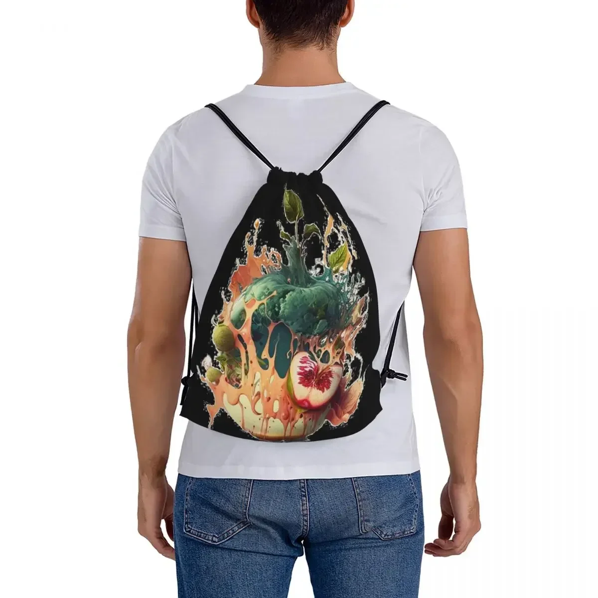 Crazy Throw Blanket35 Backpacks Portable Drawstring Bags Drawstring Bundle Pocket Storage Bag Book Bags For Travel Students