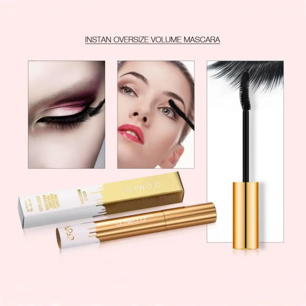 Waterproof Black Mascara Lengthens Eyelashes Extra Volume Long Lasting Eyelash Mascara Women Professional Eyes Makeup Cosmetic