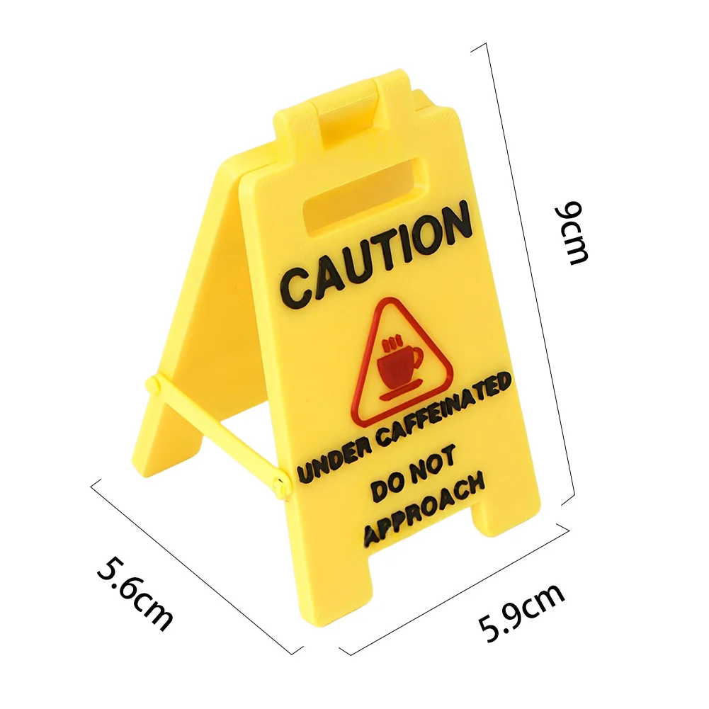 تحذير كبير الحفز مكتب تسجيل مكتب علامة تحذير ديكور لا نهج الجدول علامة تحذير صغيرة علامة تحذير ل هدية الكمامة #6