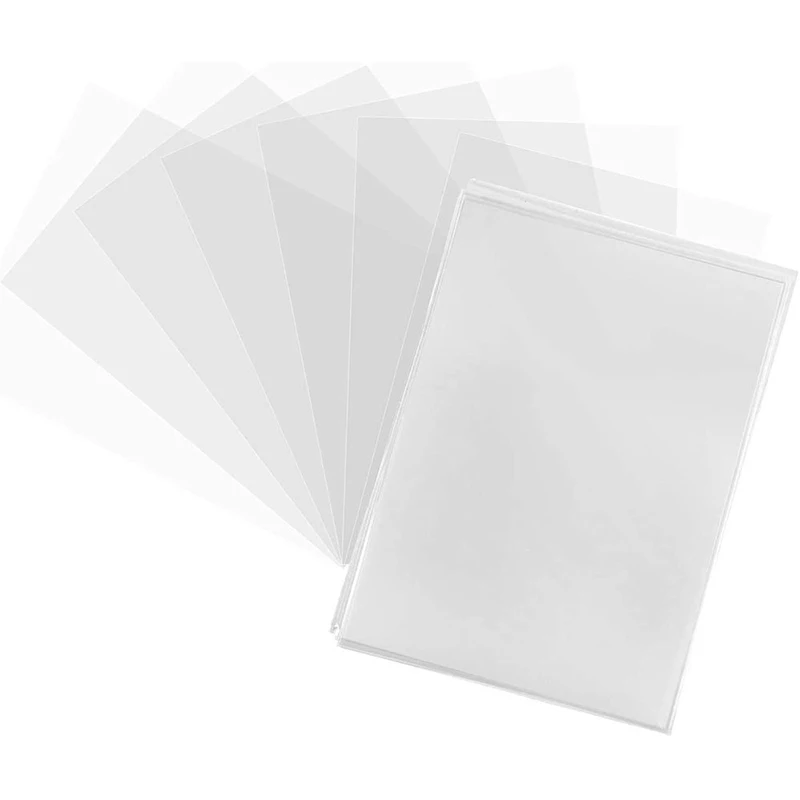 300/100 Stück 66*91mm Kartenhüllen zum Sammeln und Aufbewahren von Karten, Spielzeug für italienische Brainrot-Sammelkarten, durchsichtige Kartenhalter-Schutzhüllen