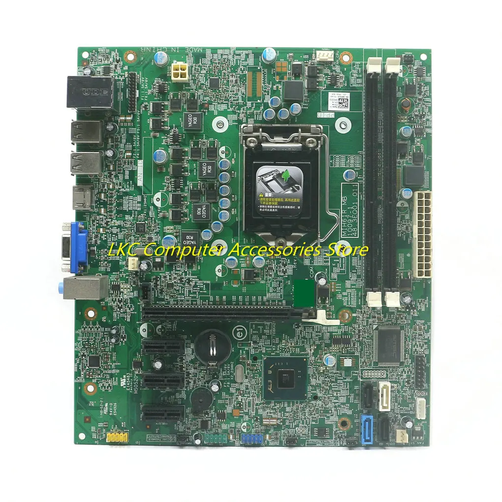 

For DELL Optipex 390 Motherboard CN-0M5DCD M5DCD 0M5DCD MIH61R 10097-1 48.3EQ01.011 Maintherboard 100% Tested Fully Work