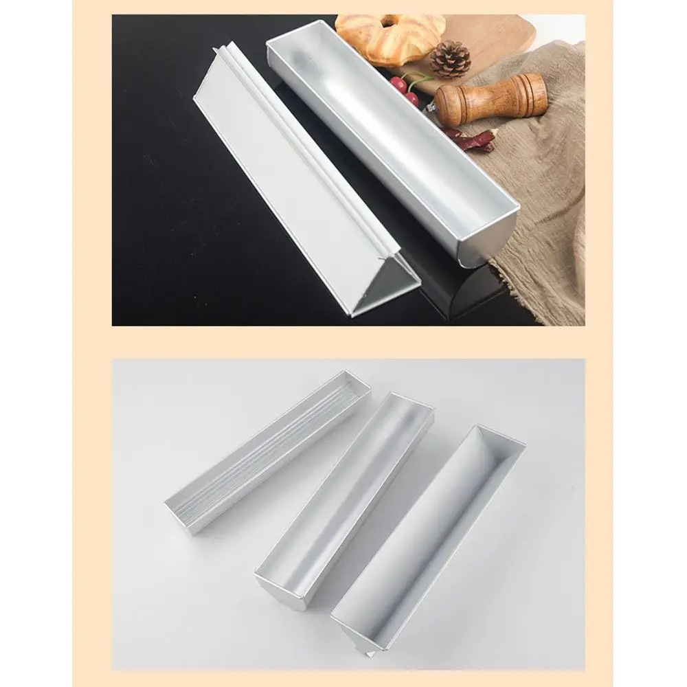 Aluminum Alloy Tiramisu Cake Mold Semi-Circular Wavy Shape Mousse Cake Mold Even Heat Distribution Non-Stick Bread Baking Mold