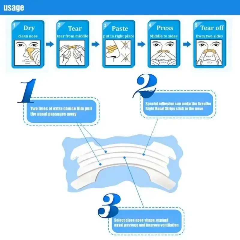

Назальные полоски для дыхания, правильный способ остановки храпа, пластырь для носа, хороший сон, прозрачная подушечка, продукт, легко лучше, легкое дыхание, средство для сна