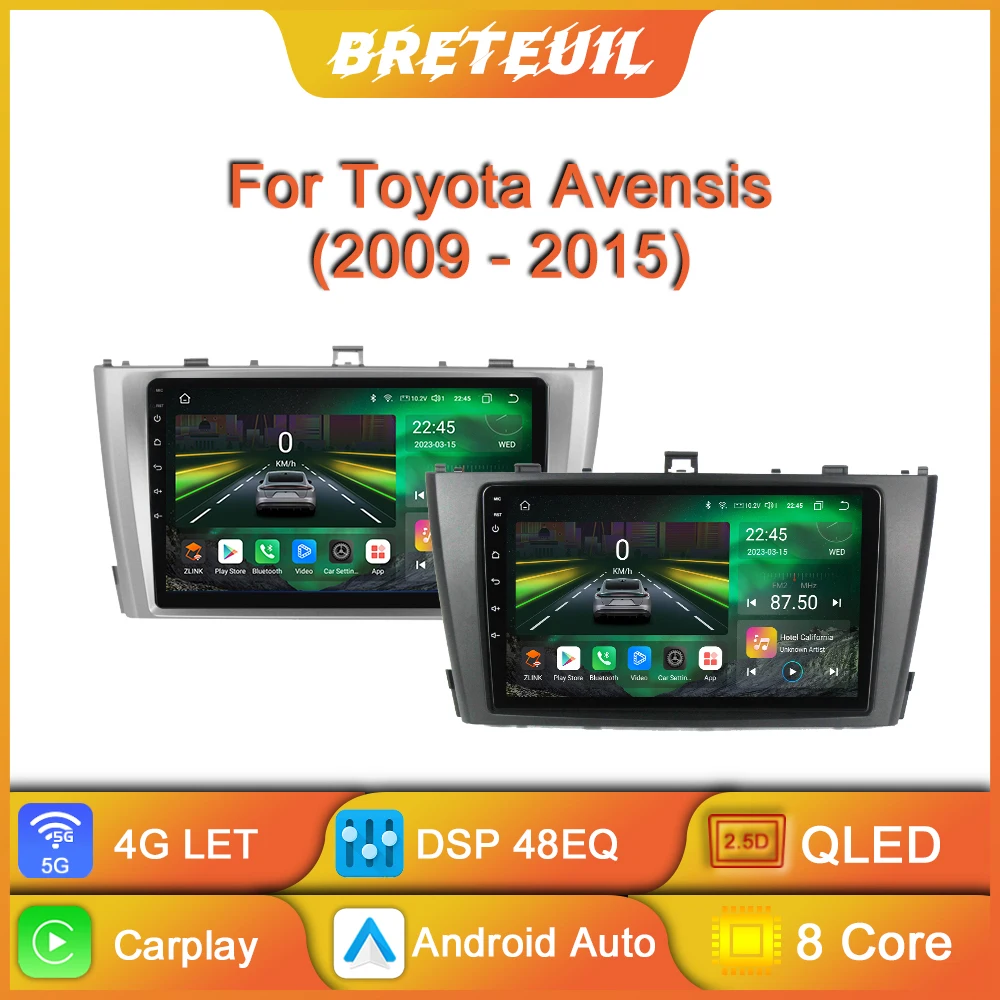 

Для Toyota Avensis T27 2009 2010 2011 2012 2013 2014 2015 Автомобильное радио Android Мультимедиа Видеоплеер GPS Навигация Carplay Сенсорный экран Авто Стерео Интеллектуальная система