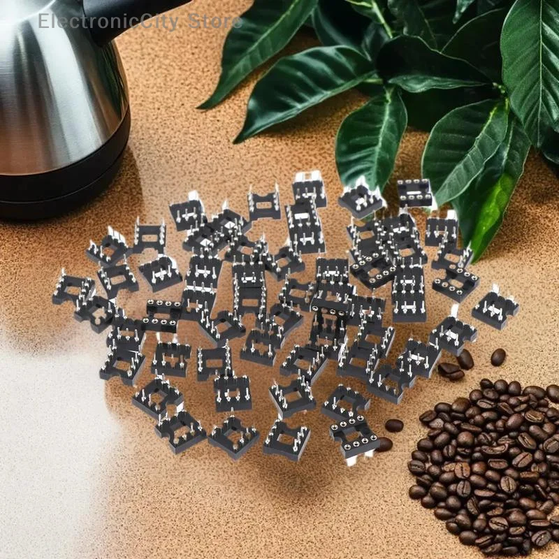 Industriestandard 8PIN 8P Rundloch DIP IC Adapter Lötanschluss.