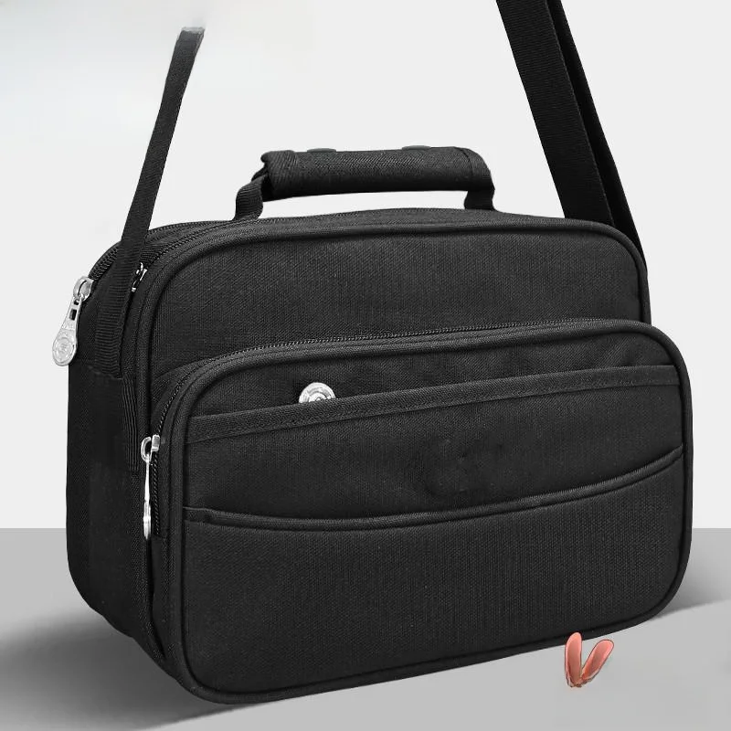 

Большая вместительная женская сумка через плечо для бизнеса, сумка-тоут для овощей, сумка-кроссбоди с зарядкой, многослойная, толстая