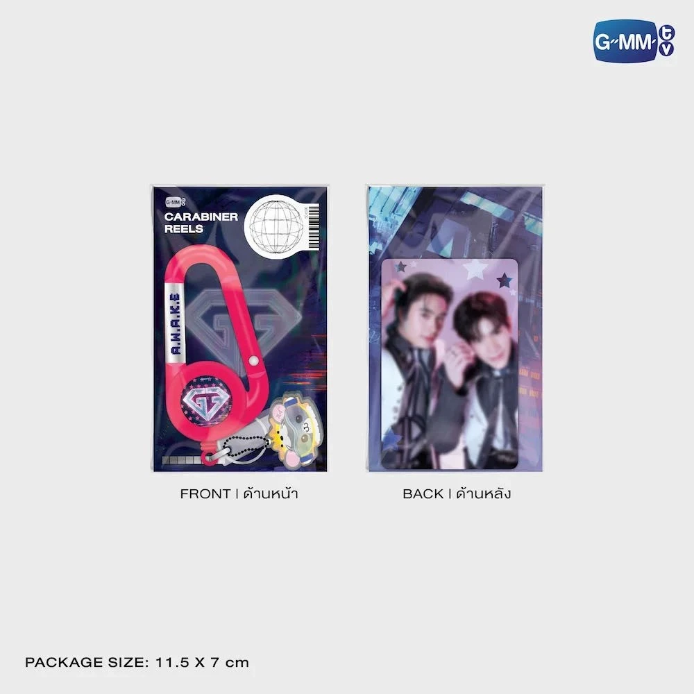 公式 Gmmtv タイ テレビ 私の学校の会長 タイ スター Geminifourth Look Khunnoo Awake コンサート キーホルダー グッズ ランダム カード