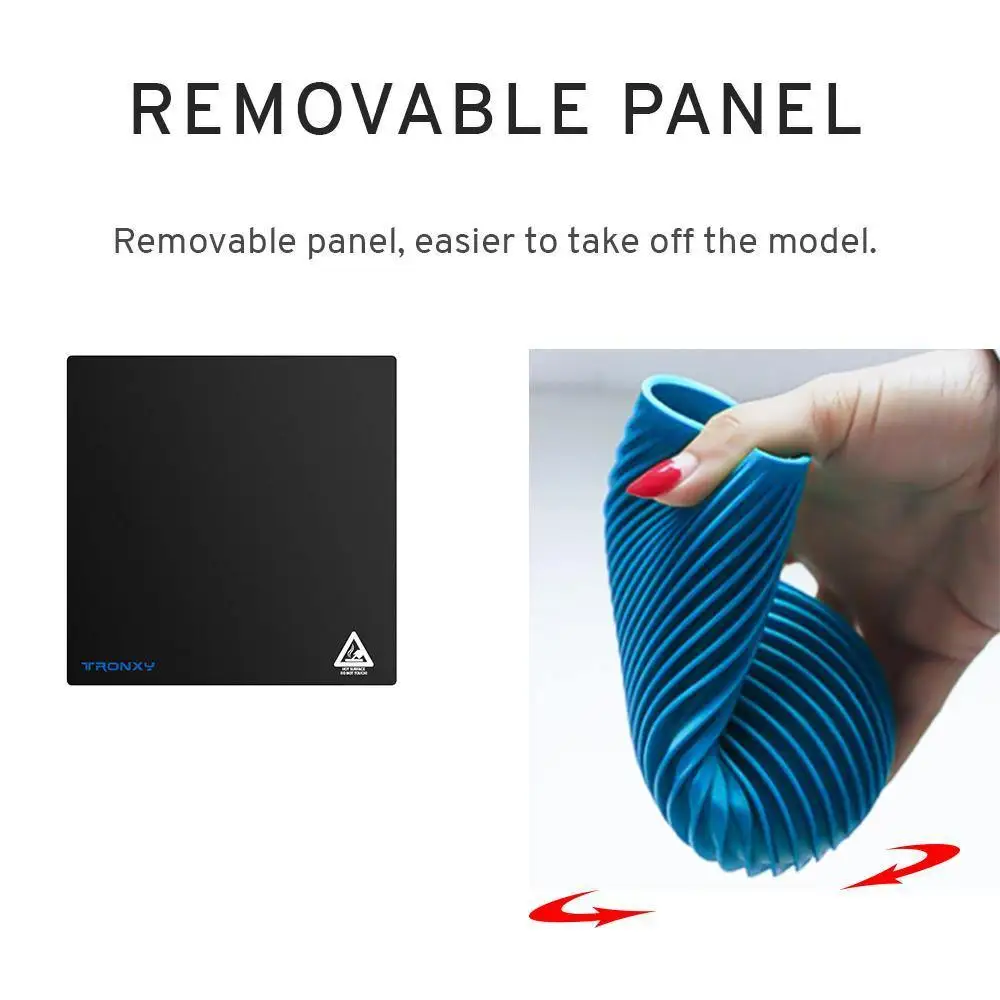 Tronxy-XY-2 PRO, impresora 3D de alta precisión, pantalla táctil de 3,5 pulgadas, Sensor de nivelación automático con filamento PLA